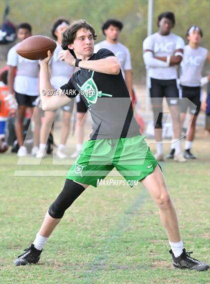 Thumbnail 1 in Willow Canyon vs. St. Mary's (Canyon View 7on7 Tournament) photogallery.