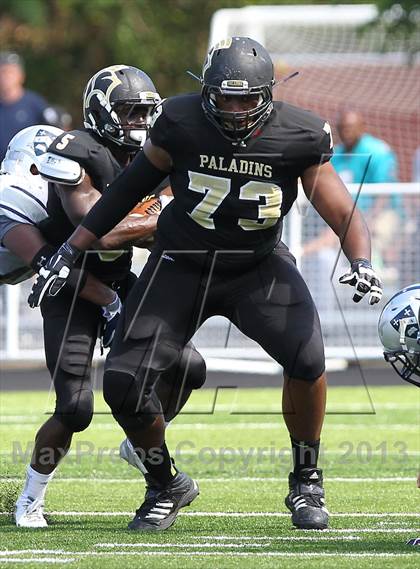 Thumbnail 2 in Gilman @ Paramus Catholic (I-95 New Jersey Football Classic) photogallery.