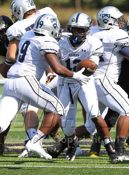 Thumbnail 2 in Gilman @ Paramus Catholic (I-95 New Jersey Football Classic) photogallery.