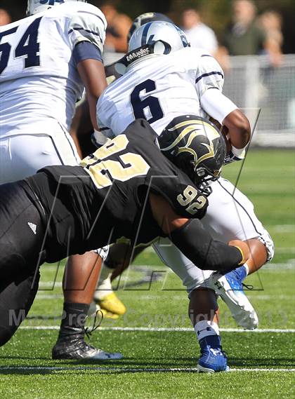 Thumbnail 2 in Gilman @ Paramus Catholic (I-95 New Jersey Football Classic) photogallery.