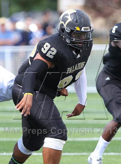 Thumbnail 2 in Gilman @ Paramus Catholic (I-95 New Jersey Football Classic) photogallery.