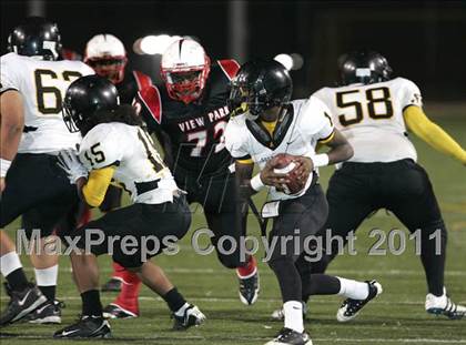 Thumbnail 1 in View Park vs. Animo South Los Angeles (CIF LA City Section D3 Final) photogallery.