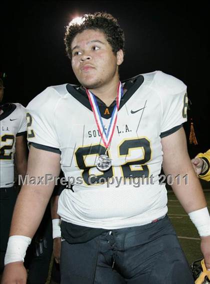 Thumbnail 1 in View Park vs. Animo South Los Angeles (CIF LA City Section D3 Final) photogallery.