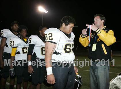 Thumbnail 3 in View Park vs. Animo South Los Angeles (CIF LA City Section D3 Final) photogallery.