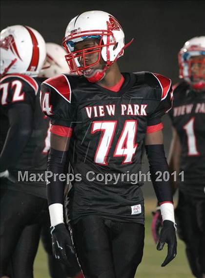 Thumbnail 1 in View Park vs. Animo South Los Angeles (CIF LA City Section D3 Final) photogallery.