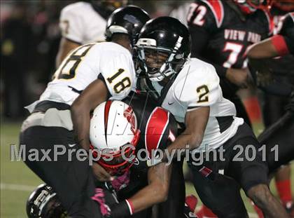 Thumbnail 1 in View Park vs. Animo South Los Angeles (CIF LA City Section D3 Final) photogallery.
