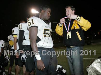 Thumbnail 1 in View Park vs. Animo South Los Angeles (CIF LA City Section D3 Final) photogallery.