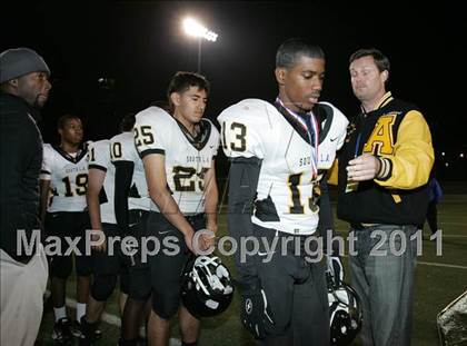 Thumbnail 1 in View Park vs. Animo South Los Angeles (CIF LA City Section D3 Final) photogallery.