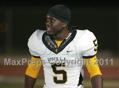 Thumbnail 2 in View Park vs. Animo South Los Angeles (CIF LA City Section D3 Final) photogallery.