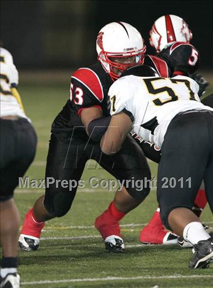 Thumbnail 2 in View Park vs. Animo South Los Angeles (CIF LA City Section D3 Final) photogallery.