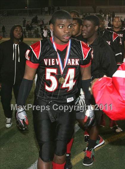 Thumbnail 3 in View Park vs. Animo South Los Angeles (CIF LA City Section D3 Final) photogallery.