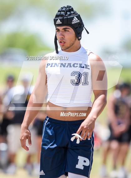 Thumbnail 3 in Pinnacle vs. Saguaro (GBAC 7-on-7) photogallery.