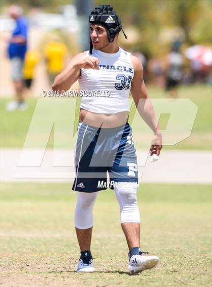 Thumbnail 2 in Pinnacle vs. Saguaro (GBAC 7-on-7) photogallery.