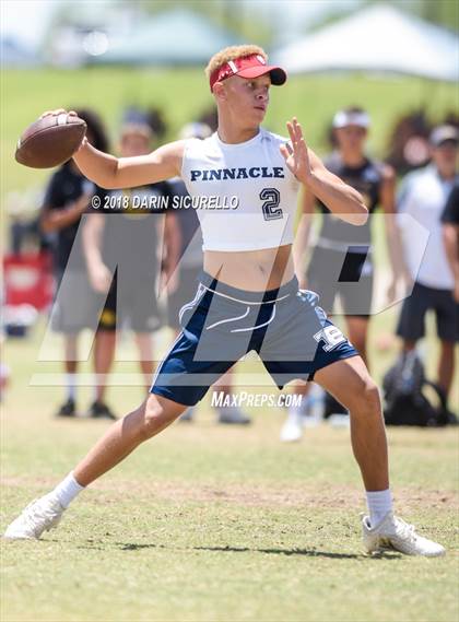 Thumbnail 2 in Pinnacle vs. Saguaro (GBAC 7-on-7) photogallery.