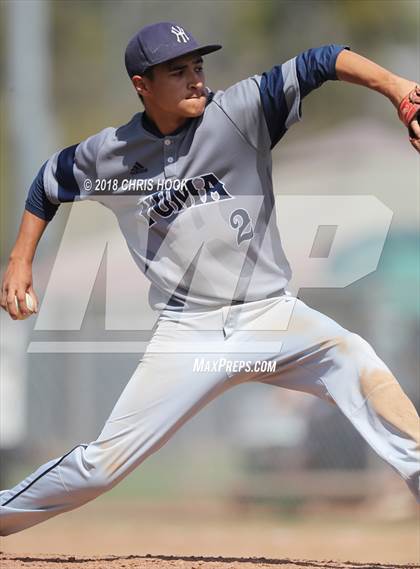 Thumbnail 1 in Yuma vs. Salpointe Catholic (Lancer Baseball Classic) photogallery.
