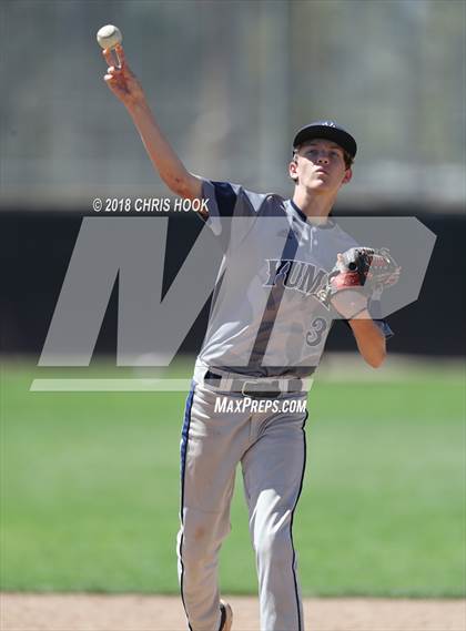 Thumbnail 2 in Yuma vs. Salpointe Catholic (Lancer Baseball Classic) photogallery.