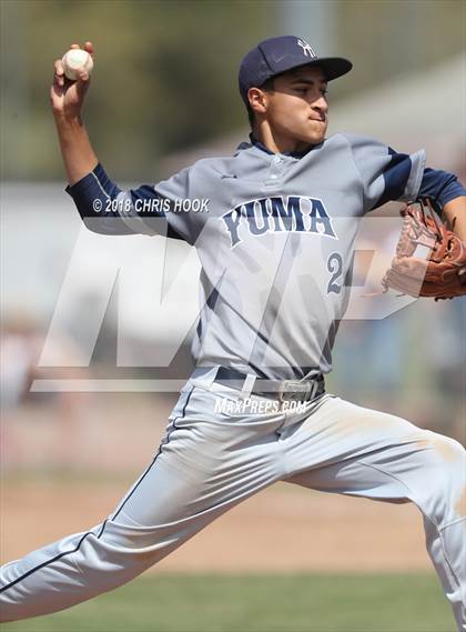 Thumbnail 2 in Yuma vs. Salpointe Catholic (Lancer Baseball Classic) photogallery.