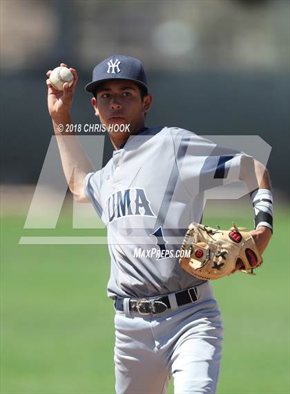 Thumbnail 2 in Yuma vs. Salpointe Catholic (Lancer Baseball Classic) photogallery.