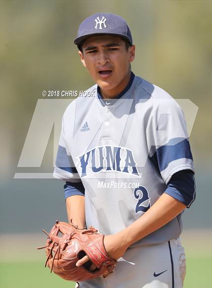 Thumbnail 1 in Yuma vs. Salpointe Catholic (Lancer Baseball Classic) photogallery.