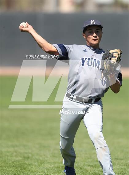 Thumbnail 2 in Yuma vs. Salpointe Catholic (Lancer Baseball Classic) photogallery.
