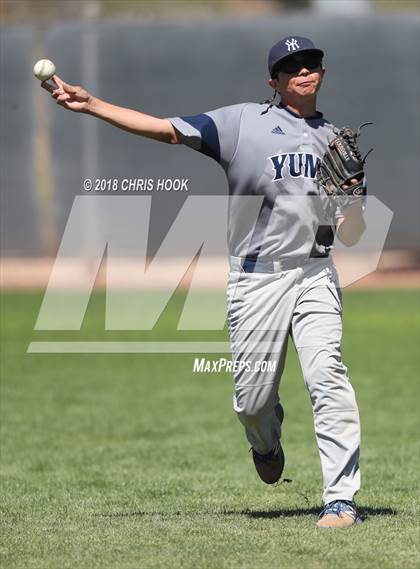 Thumbnail 1 in Yuma vs. Salpointe Catholic (Lancer Baseball Classic) photogallery.