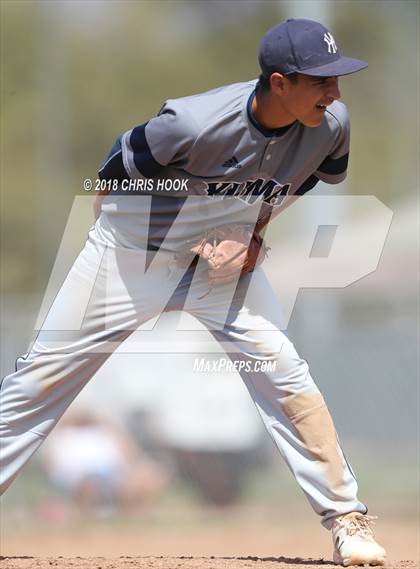 Thumbnail 2 in Yuma vs. Salpointe Catholic (Lancer Baseball Classic) photogallery.
