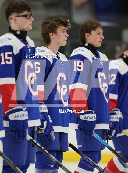 Thumbnail 3 in Valor Christian vs. Cherry Creek (CHSAA 5A Frozen Four) photogallery.