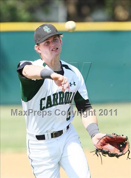 Thumbnail 2 in Carroll @ Plano East (5A Region 1 Bi-District Playoffs) photogallery.
