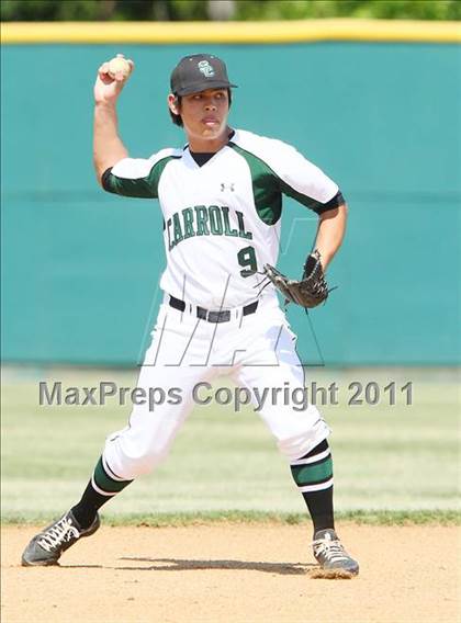 Thumbnail 2 in Carroll @ Plano East (5A Region 1 Bi-District Playoffs) photogallery.