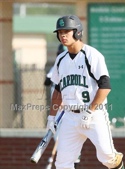 Thumbnail 3 in Carroll @ Plano East (5A Region 1 Bi-District Playoffs) photogallery.