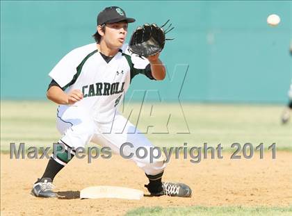 Thumbnail 3 in Carroll @ Plano East (5A Region 1 Bi-District Playoffs) photogallery.