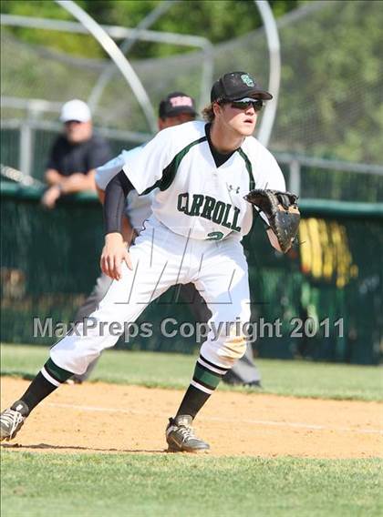 Thumbnail 2 in Carroll @ Plano East (5A Region 1 Bi-District Playoffs) photogallery.