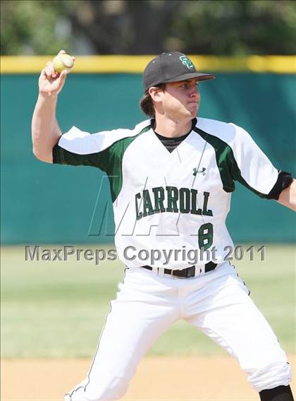 Thumbnail 2 in Carroll @ Plano East (5A Region 1 Bi-District Playoffs) photogallery.