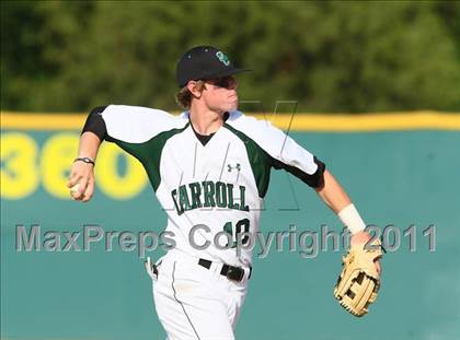 Thumbnail 2 in Carroll @ Plano East (5A Region 1 Bi-District Playoffs) photogallery.