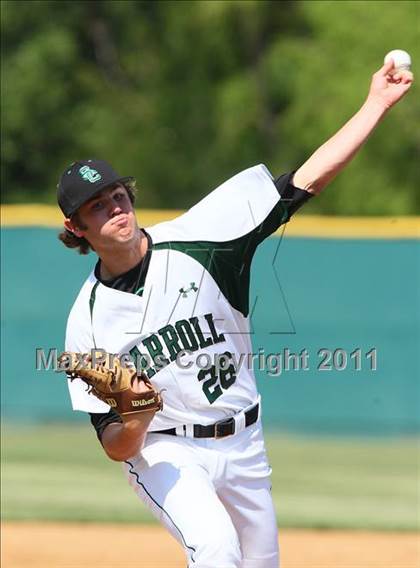 Thumbnail 3 in Carroll @ Plano East (5A Region 1 Bi-District Playoffs) photogallery.