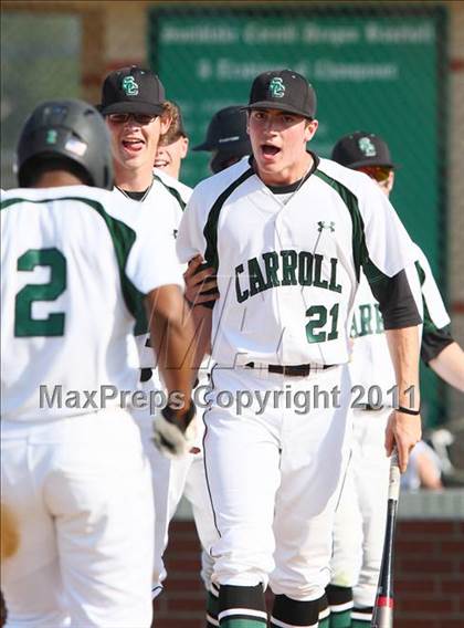 Thumbnail 3 in Carroll @ Plano East (5A Region 1 Bi-District Playoffs) photogallery.