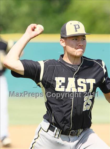Thumbnail 2 in Carroll @ Plano East (5A Region 1 Bi-District Playoffs) photogallery.
