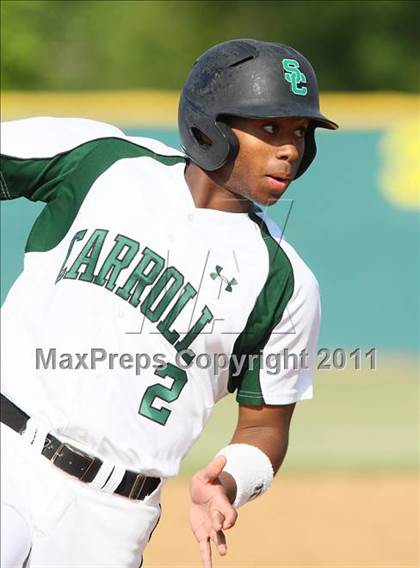 Thumbnail 2 in Carroll @ Plano East (5A Region 1 Bi-District Playoffs) photogallery.