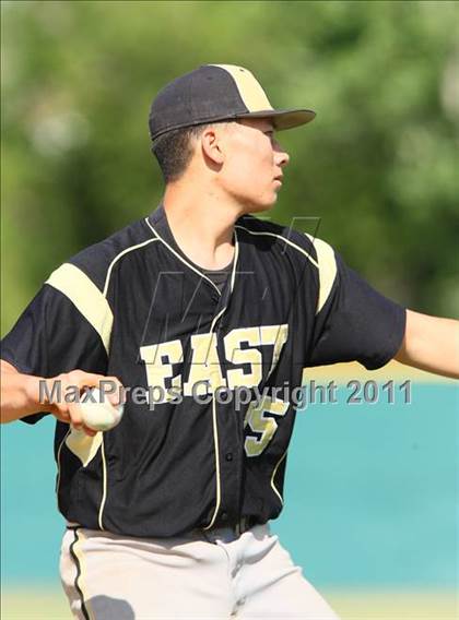 Thumbnail 2 in Carroll @ Plano East (5A Region 1 Bi-District Playoffs) photogallery.