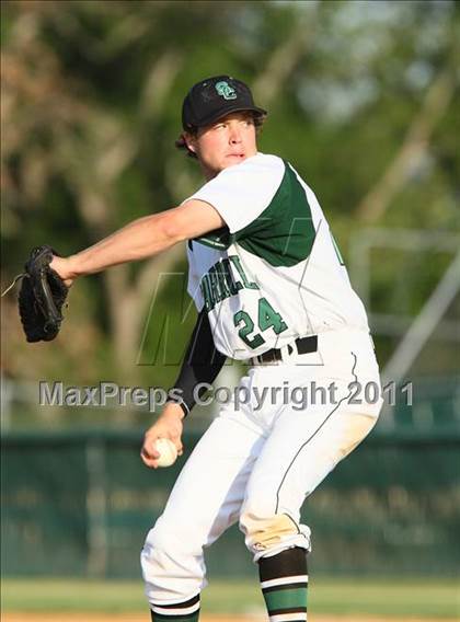Thumbnail 2 in Carroll @ Plano East (5A Region 1 Bi-District Playoffs) photogallery.