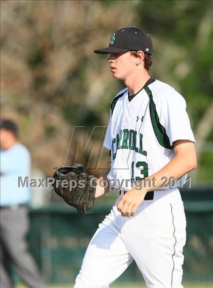 Thumbnail 2 in Carroll @ Plano East (5A Region 1 Bi-District Playoffs) photogallery.