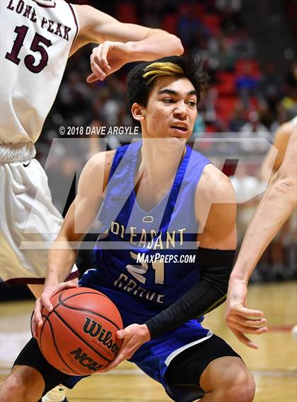 Thumbnail 2 in Pleasant Grove vs. Lone Peak (UHSAA 6A Final) photogallery.