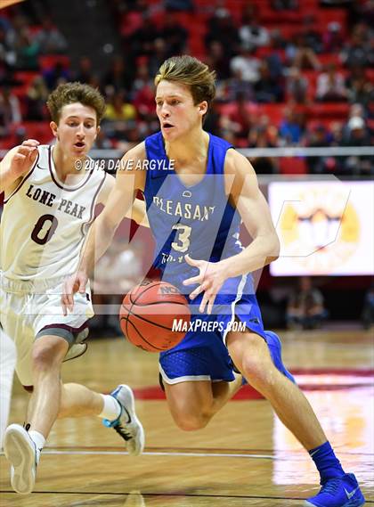 Thumbnail 1 in Pleasant Grove vs. Lone Peak (UHSAA 6A Final) photogallery.