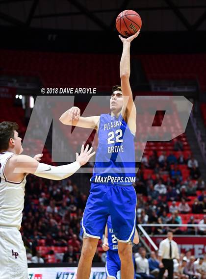 Thumbnail 2 in Pleasant Grove vs. Lone Peak (UHSAA 6A Final) photogallery.