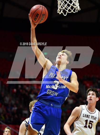 Thumbnail 2 in Pleasant Grove vs. Lone Peak (UHSAA 6A Final) photogallery.