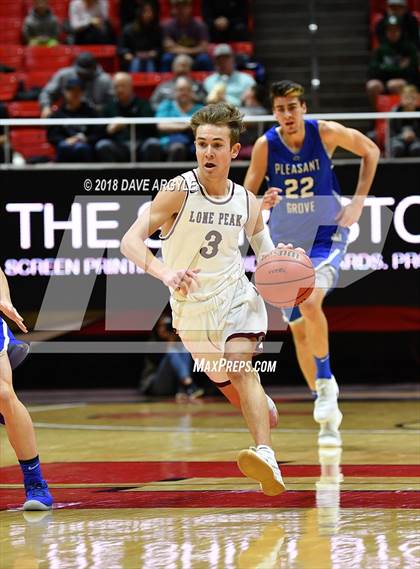 Thumbnail 2 in Pleasant Grove vs. Lone Peak (UHSAA 6A Final) photogallery.