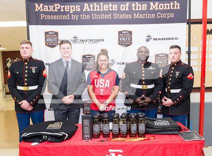 Thumbnail 1 in Marines H.S. Female Athlete of the Month - Samantha Henderson photogallery.