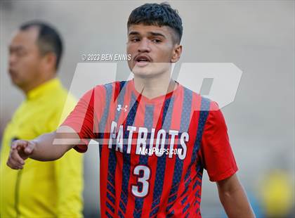 Thumbnail 1 in Hebron Christian Academy vs Sandy Creek (GHSA 3A Second Round) photogallery.