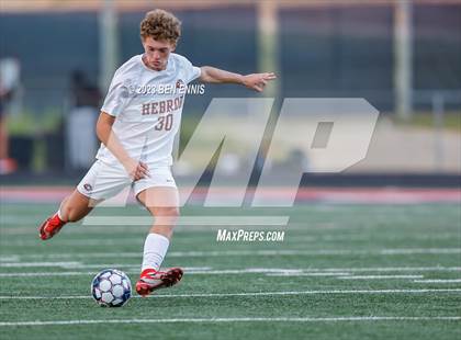 Thumbnail 3 in Hebron Christian Academy vs Sandy Creek (GHSA 3A Second Round) photogallery.