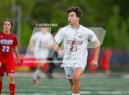 Thumbnail 3 in Hebron Christian Academy vs Sandy Creek (GHSA 3A Second Round) photogallery.